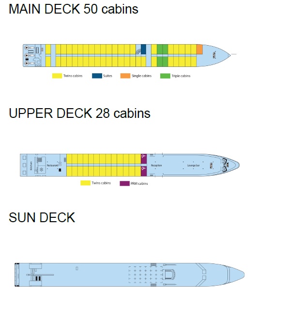 MS Modigliani deckplan